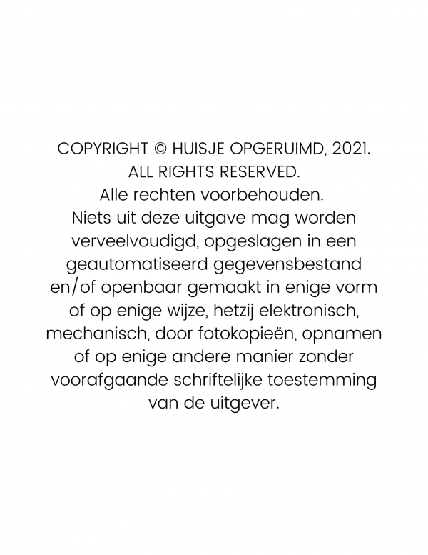 het speelgoed opruimen