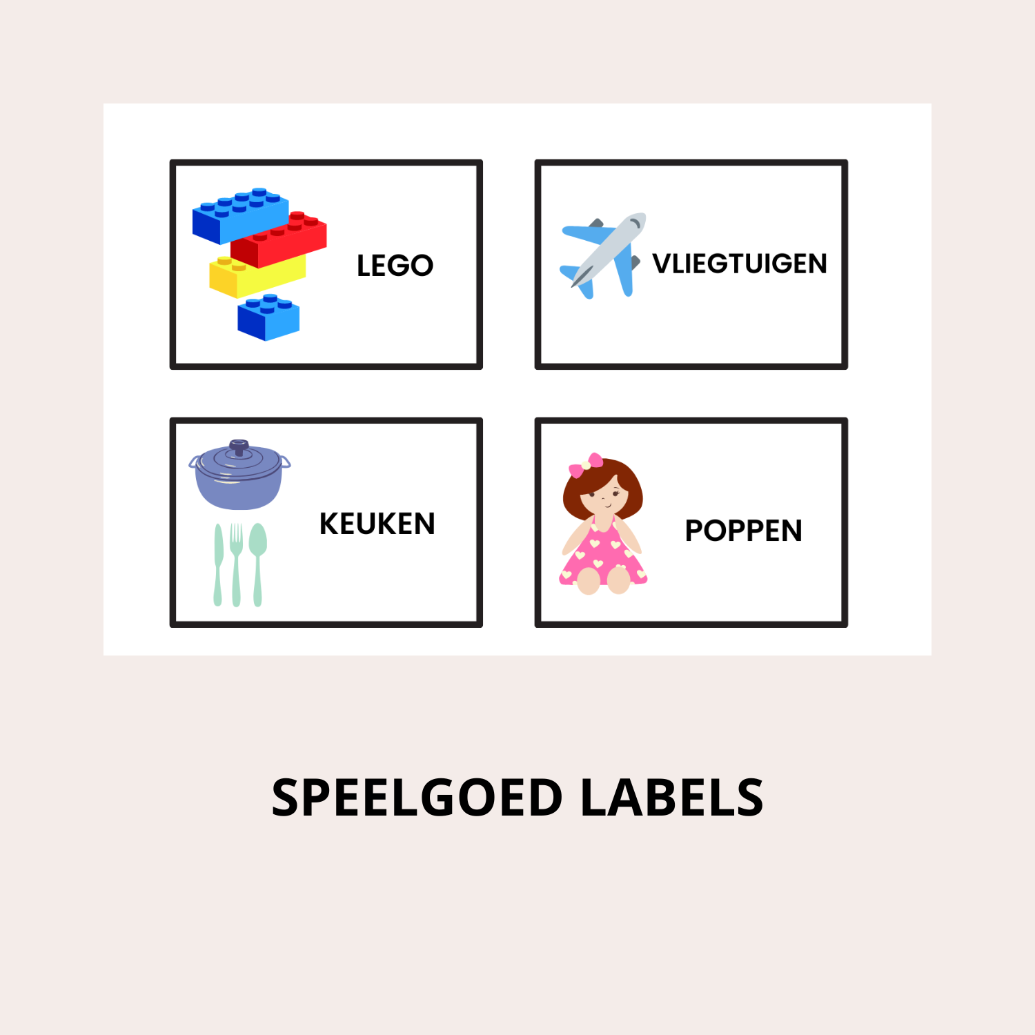 Labels speelgoed