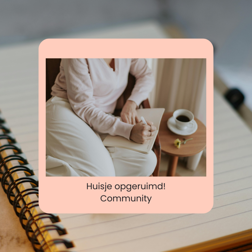 community huisje opgeruimd